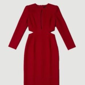Elegant Red Women's Dress